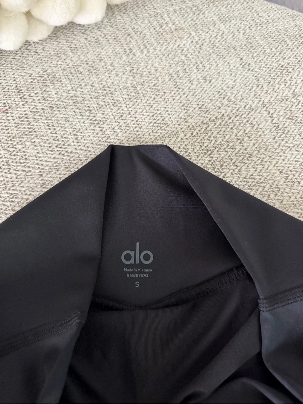 ALO Yoga Black Pleated Mini Skirt